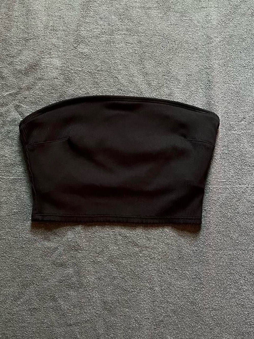 Aerie black bandeau swim top